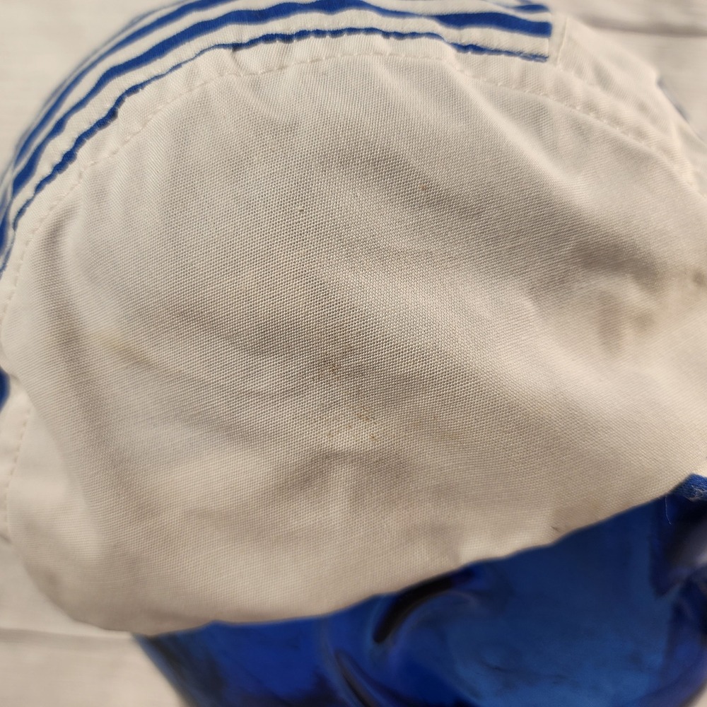 Vintage Miller Lite Beer Painter Hat Blue White Striped Made in USA Retro Cap - Picture 6 of 11